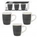 PLAIN SET 3 TAZZE MUG 350 CC NERO (8pz)